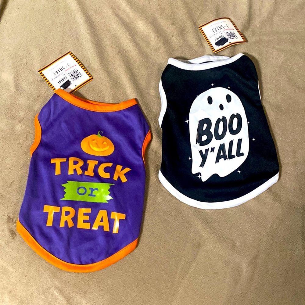 Halloween pet costume/T-shirt bundle of 2